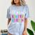 Lil Miss Kindergarten Grad Shirt Graduation Shirts 2018 Comfort Color Blast T-Shirt Ocean