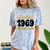 Limited 1969 Edition Retro Nostalgia Art Comfort Color Blast T-Shirt Ocean