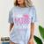 Little Miss Pre-K Grad Preschool Prek Graduation 2025 Comfort Color Blast T-Shirt Ocean