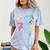 I Love 70's Retro Style Nostalgia Vibe 1970's Party Premium Tri-Blend Comfort Color Blast T-Shirt Ocean