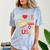 I Love 90's Music Retro Style Nostalgia Cassette 1990s Party Premium Tri-Blend Comfort Color Blast T-Shirt Ocean
