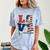 Love Coast Guard Mom Proud Coast Guard Graduation Mom Comfort Color Blast T-Shirt Ocean