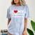 I Love My Introvert Daughter I Heart My Introvert Daughter Comfort Color Blast T-Shirt Ocean