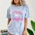 Mama With A Masters Degree Mom Graduation Mother's Day Comfort Color Blast T-Shirt Ocean