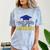 Masters Degree Proud Dad Graduation Shirt MBA Social Work Comfort Color Blast T-Shirt Ocean