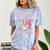 Middle School Level Complete Gaming Graduation Anime Girl Comfort Color Blast T-Shirt Ocean