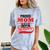 Mom Class Of 2019 Senior Graduation T-Shirt High School Comfort Color Blast T-Shirt Ocean