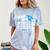 Moving Up To Middle School Graduation T-Shirt Comfort Color Blast T-Shirt Ocean