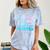 Next Stop Kindergarten Groovy Graduation Last Day Of School Comfort Color Blast T-Shirt Ocean