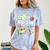 Next Stop Kindergarten Preschool Graduation 2025 Boy Girl Comfort Color Blast T-Shirt Ocean