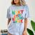 Next Stop Second Grade 1st Grade Graduation Day Kids Comfort Color Blast T-Shirt Ocean