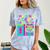 I Have No Idea What This Is Retro 70's 80's 90's Nostalgia Premium Tri-Blend Comfort Color Blast T-Shirt Ocean