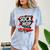 Nostalgia 1950s Sock Hop Dance Comfort Color Blast T-Shirt Ocean