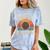 Not A Hugger Retro Sea Urchin Sarcastic Introvert Comfort Color Blast T-Shirt Ocean