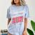 Nurse Graduation I Survived My Girlfriends Nursing Degree Comfort Color Blast T-Shirt Ocean