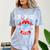 Nurse Live Love Heal Graduation Appreciation Valentines Day Comfort Color Blast T-Shirt Ocean