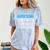 Nurse's Dad Father Nursing School Graduation Comfort Color Blast T-Shirt Ocean