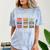 Old School Playlist Nostalgia Vibes Cassette Comfort Color Blast T-Shirt Ocean