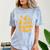 One Degree Hotter Graduation Ceremony Celebration Comfort Color Blast T-Shirt Ocean
