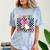 Peace Out 2nd Grade Graduation Last Day School Second Grade Comfort Color Blast T-Shirt Ocean