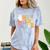 Peace Out Third 3rd Grade Graduation Graduate Class Of 2025 Comfort Color Blast T-Shirt Ocean