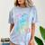 PhD Graduation Dead Inside But i Got My PhD Tie Dye Funny Comfort Color Blast T-Shirt Ocean