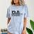 PhD In Progress Graduation Progress Bar Shirt Comfort Color Blast T-Shirt Ocean
