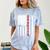 PhD Survivor Graduation American Flag Shirt Degree Tee Women Kids Men Comfort Color Blast T-Shirt Ocean