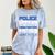 Police Officer Saying Academy Graduation Women Men Comfort Color Blast T-Shirt Ocean