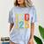 Pre-K Grad 2025 Pre-K Kids Prek Graduation Comfort Color Blast T-Shirt Ocean