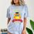Pre-K Graduation 2018 Cute Owl Comfort Color Blast T-Shirt Ocean
