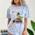 Pre k Graduation 2025 Pre-k Kindergarten Graduate Dinosaur Premium Tri-Blend Comfort Color Blast T-Shirt Ocean