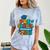 Preschool Graduation 2025 Pre-k Graduate Kids Boys Girls Comfort Color Blast T-Shirt Ocean