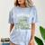Proud Air Force Cousin Deployment Homecoming Graduation Comfort Color Blast T-Shirt Ocean