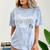 Proud Air Force Wife Air Force Graduation USAF Wife Comfort Color Blast T-Shirt Ocean