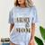Proud Army National Guard Mom National Guard Graduation Comfort Color Blast T-Shirt Ocean