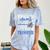 Proud Aunt Of a State Trooper Police Officer Graduation Comfort Color Blast T-Shirt Ocean