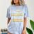 Proud Auntie Of 5th Grade Graduate 2024 Family Graduation Comfort Color Blast T-Shirt Ocean
