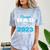 Proud Dad Of 2023 Class Master Graduate Family Graduation Comfort Color Blast T-Shirt Ocean