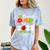 Proud Dad Of 2023 Pre K Graduate Graduation Comfort Color Blast T-Shirt Ocean