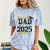 Proud Dad Of a 2025 Senior Graduation Comfort Color Blast T-Shirt Ocean