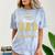 Proud DAD Of a 2026 Graduate Class Senior Graduation Comfort Color Blast T-Shirt Ocean