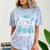 Proud Dad Of a Class Of 2021 Senior Graduate Graduation Comfort Color Blast T-Shirt Ocean