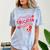 Proud Educated Latina Graduation Masters Degree PhD Comfort Color Blast T-Shirt Ocean