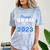 Proud Gram Of 2023 College Graduate Family 23 Graduation Comfort Color Blast T-Shirt Ocean