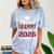Proud Grammy Of A 2026 Graduate Class Of Graduation Comfort Color Blast T-Shirt Ocean