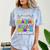 Proud GRANDMA Of a 2025 PRE-K Graduate -Graduation Comfort Color Blast T-Shirt Ocean