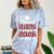 Proud Grandma Of A 2026 Graduate Class Of Graduation Comfort Color Blast T-Shirt Ocean