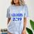 Proud GRANDPA Of A Class 2019 Senior Tshirt Graduation Comfort Color Blast T-Shirt Ocean