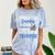 Proud Grandpa Of a State Trooper Police Officer Graduation Comfort Color Blast T-Shirt Ocean